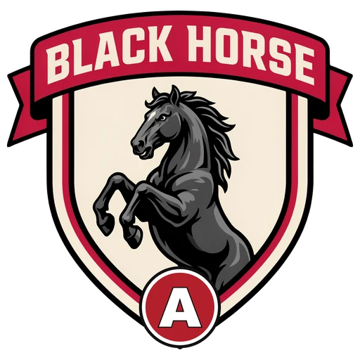 Black Horse 'A' Walcote badge