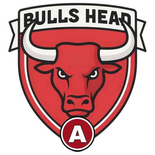 Bulls Head 'A' badge