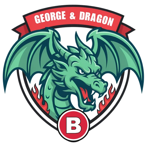 George & Dragon 'B' badge