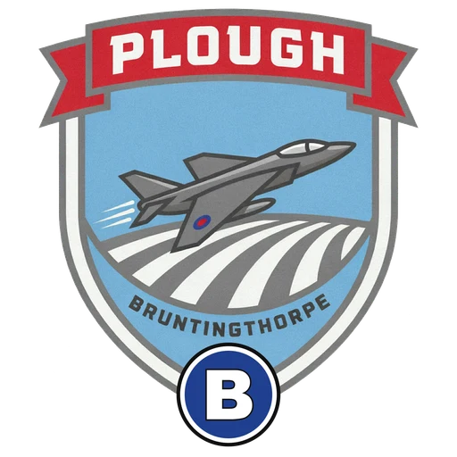 Plough 'B' Bruntingthorpe badge